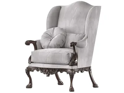 benjamin randolph french armchair art 732 3D model