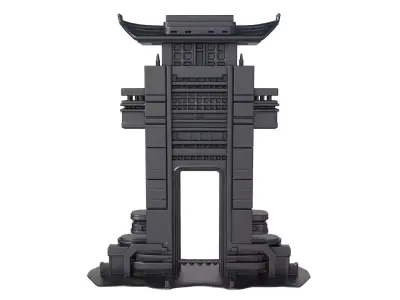 Sci Fi Energy Tower - Energy Tower 3D print model purchase