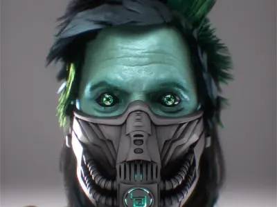 metal mask 4 3D print model