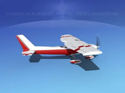 Cessna C152 Aerobat V10 3D model