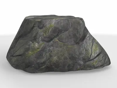 stylized flat cavern  3D model