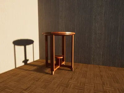  Old Cofee Table 3D model 3D model