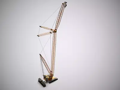 Generic High Crawler Crane 3D model