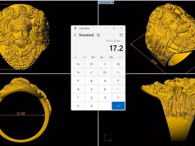 Shiva ring 3D print model