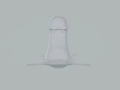 seal 3D base model Low-poly 3D model