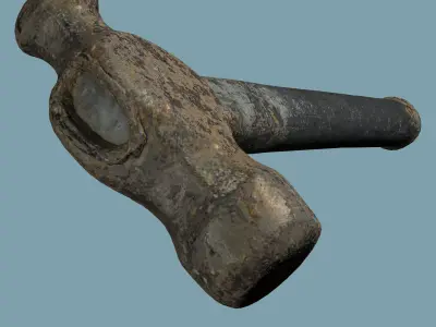 Construction Tools Pack Photogrammetry Assets Low-poly 3D model