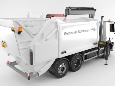 Dutch Garbage truck 3D model