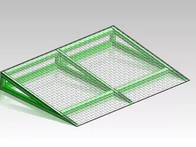 Platform road 3D model