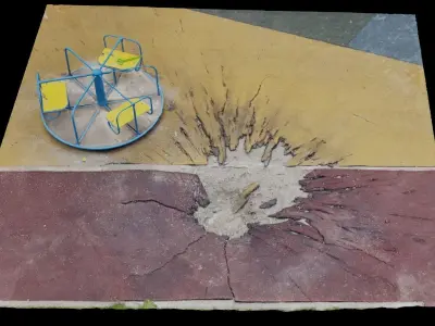 SCANS Ukraine  Floor  Vol 1 Low-poly 3D model