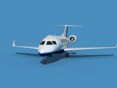 Bombardier CL604 Challenger V05 3D model
