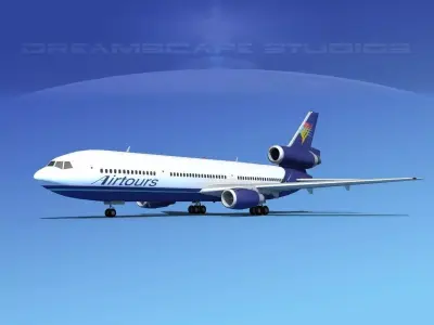 Douglas DC-10 Air Tours 3D model