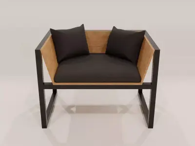 Modern Industrial Seating Collection 3D Model Pack