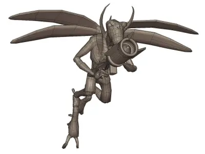 Geonosian soldier 3D model