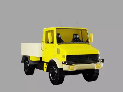 Mercedes-Benz Unimog Low-poly 3D model