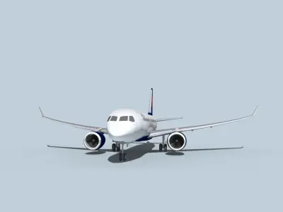 Bombardier CS100 Delta 3D model
