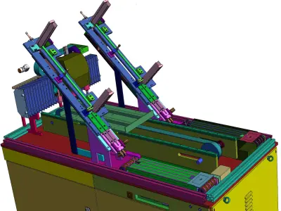 Bottom shell assembly equipment 3D model