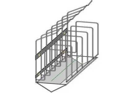 BED PAN AND BOTTLE RACK 3D model
