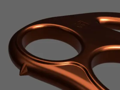 Brass knuckles 3D model