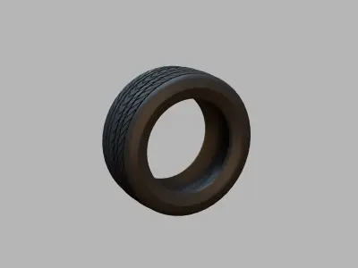 Car Tire 3D model V1