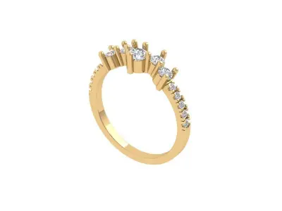 Wedding Ring  3D print model 177