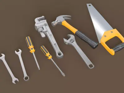 Tools Set 3D model