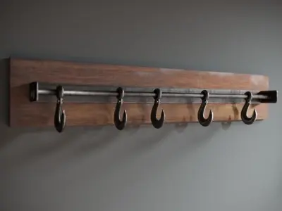 Loft hanger Low-poly 3D model