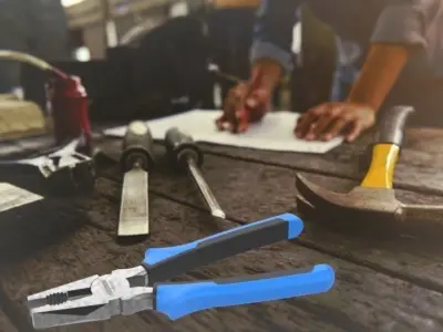 Pliers Set - 6 Pieces 3D model