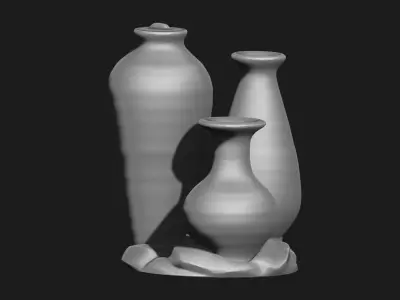 Amphoras - Vessels - Miniaturism - Boardgames -  Wargames Free 3D print model
