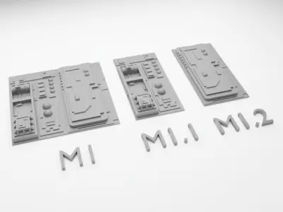 Death Star Tile   Type M 3D print model