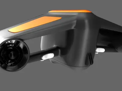 Underwater Scooter 3D model by denzer01