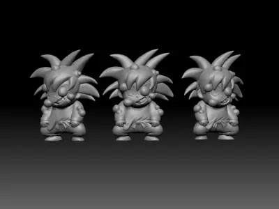 Goku training version  3D print model