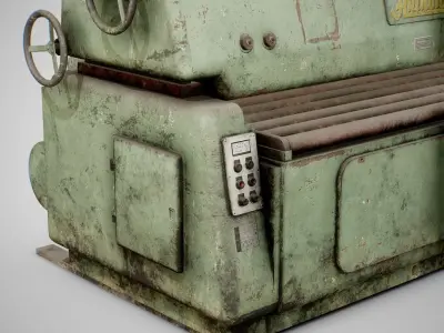 Sanding Machine - Anthon 01 Dirty Low-poly 3D model