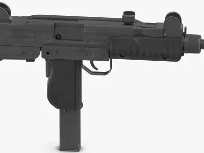 Submachine Gun UZI SMG 3D model