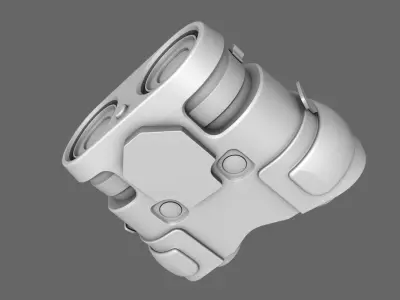 Binocular Prop 3D model