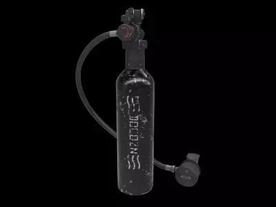 diving tank 3D model