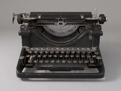 Typewriter 3D model