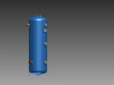 Pressure Vessels Free 3D model