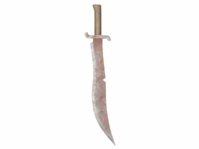 Orcsword Low-poly 3D model