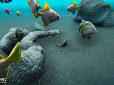 AI Sea Fishes - ready solutions for your project Low-poly 3D model