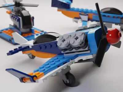 High Quality Lego 3 in 1 Aircrafts set 3D model