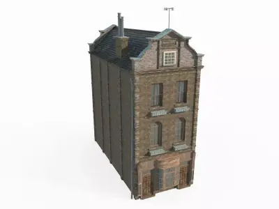 17th and 18th Century European Urban Buildings 3D model