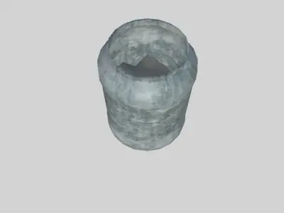 Barrel pipe Free low-poly 3D model