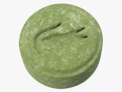 Ecstasy Tablet Crocodile 3D model