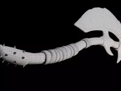 Viking Axe Low-poly 3D model Low-poly 3D model