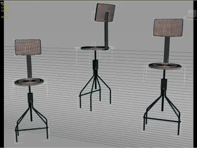 Bar Chair Free 3D model purchase