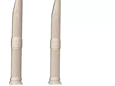 Mason Pillars 3D model