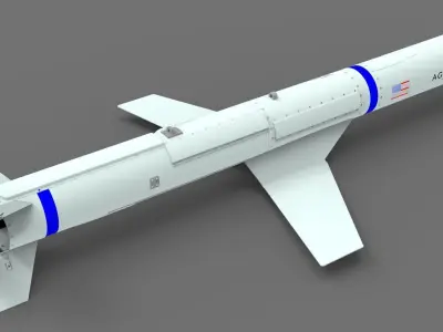 rocket  03 3D model