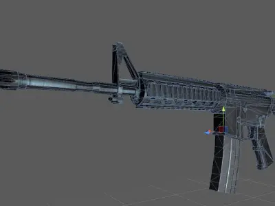 M4A1 Rifle Free low-poly 3D model