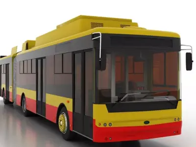 Trolleybus Bogdan T90117 3D model
