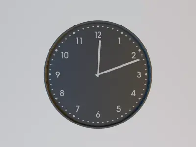 Wall Clock Free 3D model
